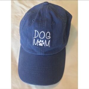 Dog Mom Denim Blue Cap